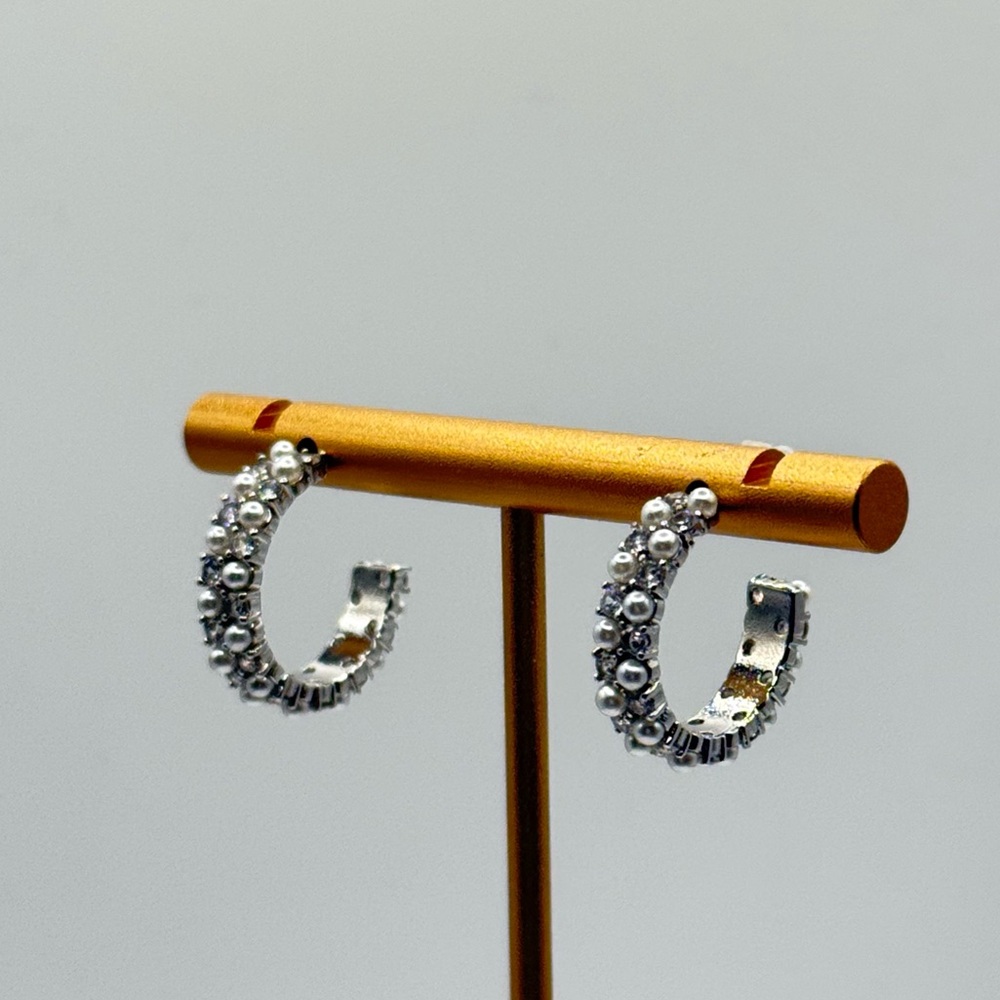 Elegant Silver Hoop Earrings